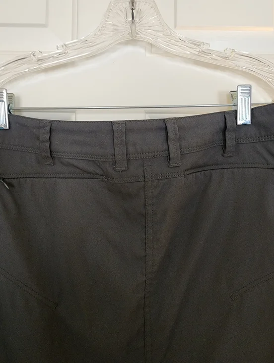 Toad&Co Metrolite Mini Skirt Charcoal Size 6 Upf Quick Dry Outdoors Gorpcore - Picture 7 of 9